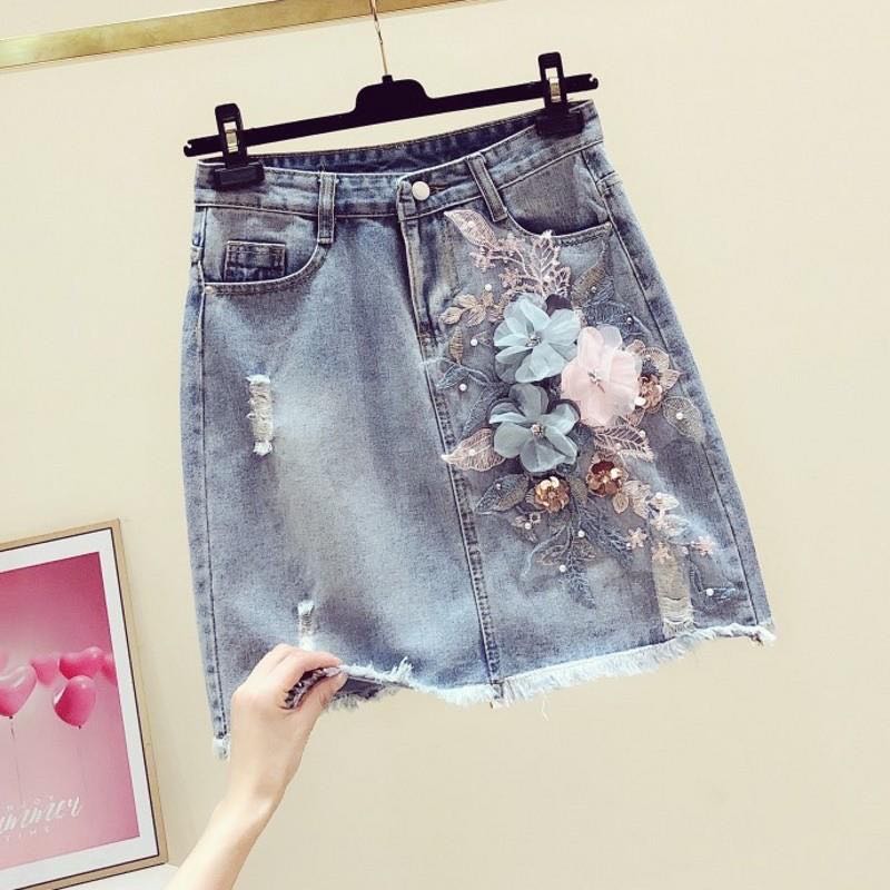 Denim skirt
