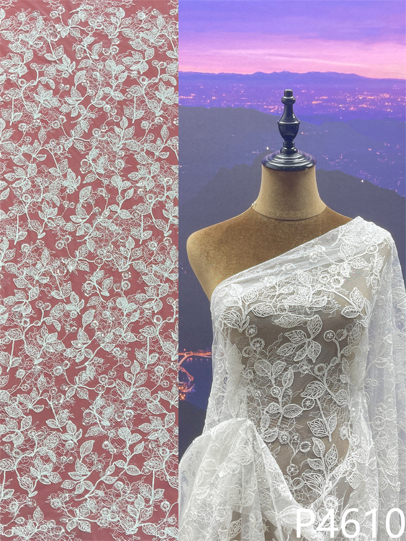 Wholesale Embroidery Fabric Antique Embroidery Fabric High End Flat with Cord