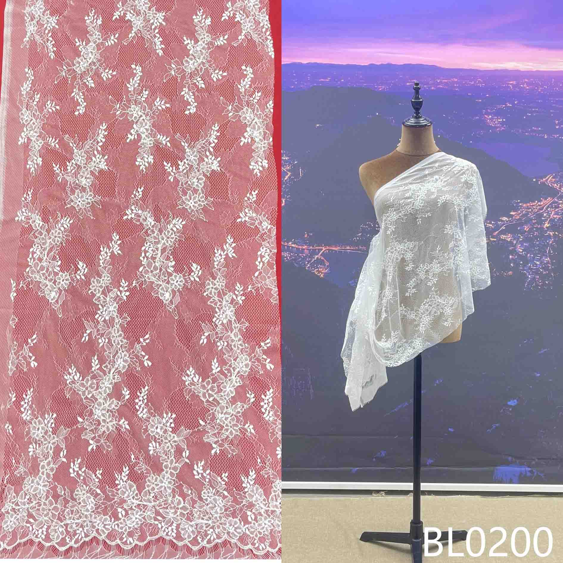 Comfortable Bride Dress with Eco-Friendly French Chantilly Lace Fabric